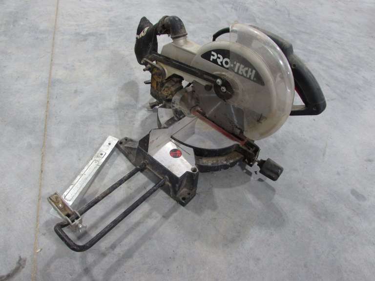 Protech chop saw Adam Marshall Land & Auction, LLC