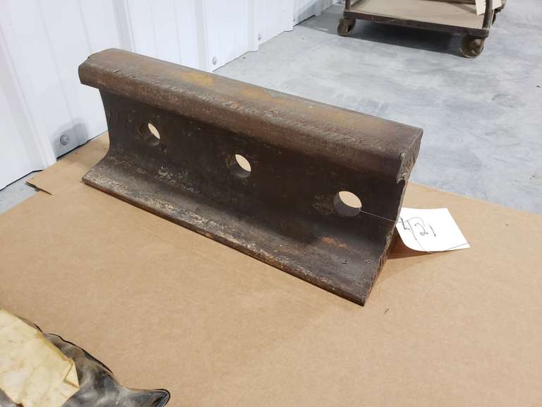 Railroad iron track Adam Marshall Land & Auction, LLC