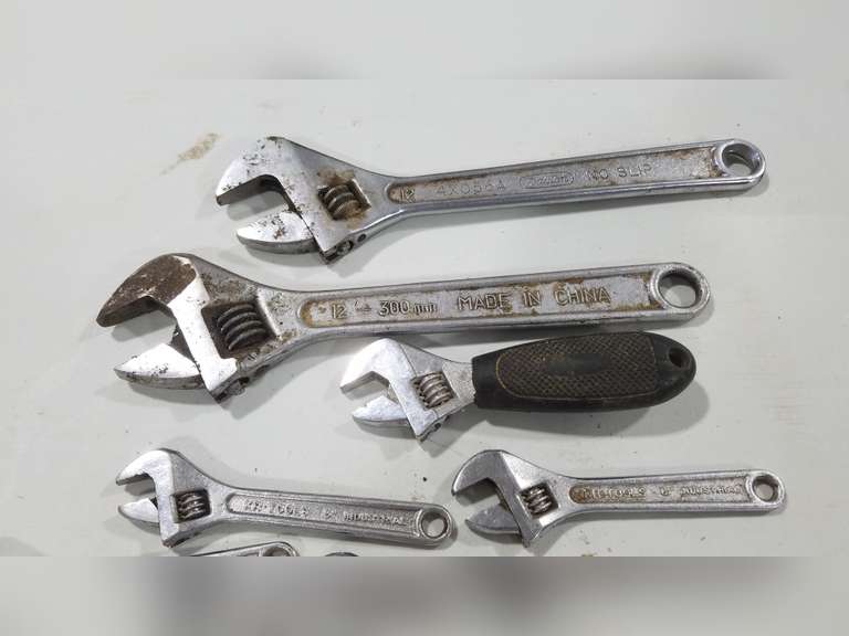 Assorted Crescent Wrenches Adam Marshall Land & Auction, LLC