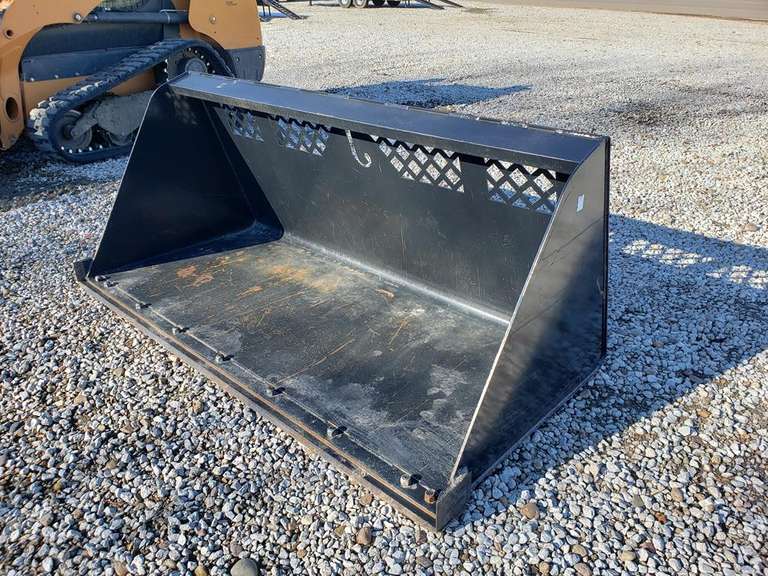 Jenkins Skid Steer material bucket, 84" x 33"T x 39"D Adam Marshall