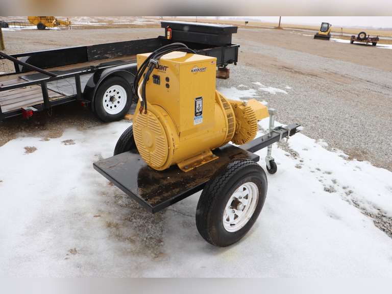 Katolight KLM140540 PTO Generator on cart, New Adam Marshall Land & Auction, LLC