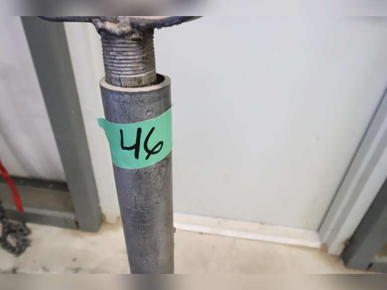 Pipe Stand 36" tall Adam Marshall Land & Auction, LLC