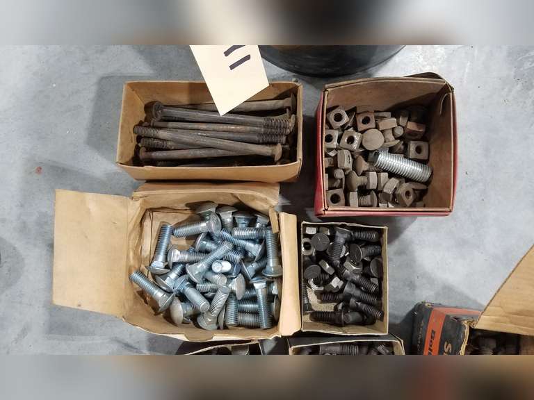 Bucket of Bolts, Nuts, Etc Adam Marshall Land & Auction, LLC