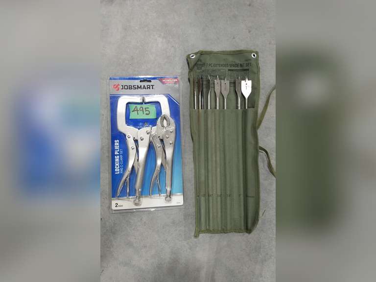 Jobsmart Locking Pliers & CClamp Set NIB & Cummins Extended Spade
