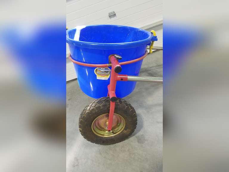 Muck Tub W/Cart Adam Marshall Land & Auction, LLC