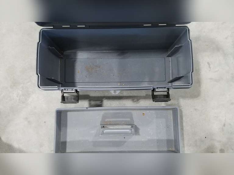 Vintage John Deere Tool Box & Flambeau Tool Box Adam Marshall Land