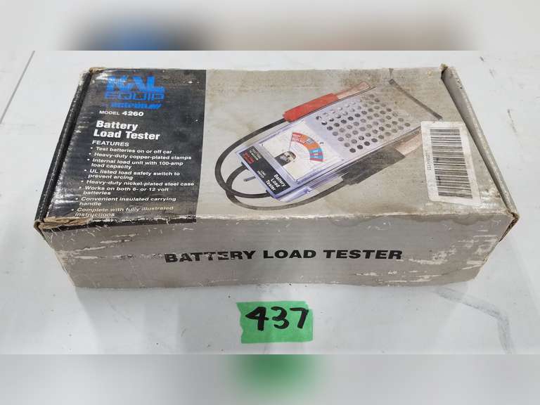 KAL Equip Battery Load Tester W/Box Adam Marshall Land & Auction, LLC