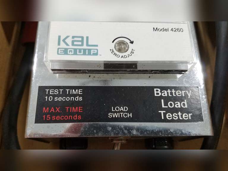 KAL Equip Battery Load Tester W/Box Adam Marshall Land & Auction, LLC