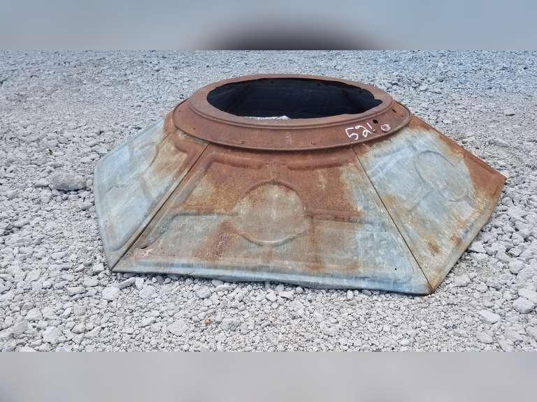 Vintage Grain Bin Top Cover Adam Marshall Land & Auction, LLC