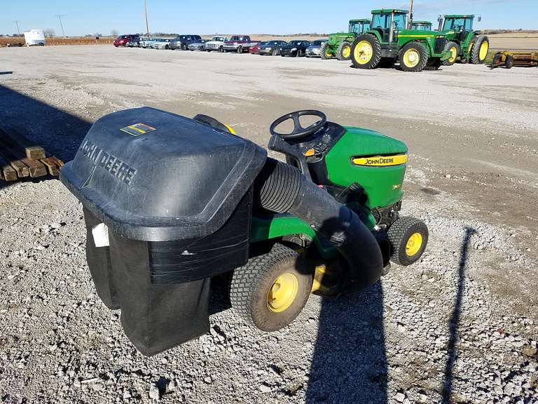 John Deere X300 42" Riding Mower W/Bagger Adam Marshall Land