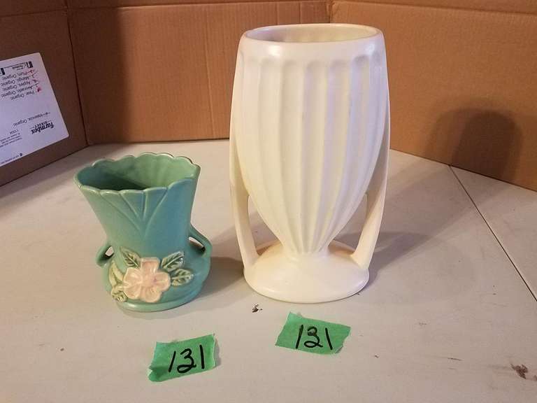 Weller and USA Vases Adam Marshall Land & Auction, LLC