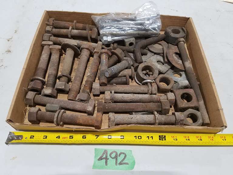 Assorted Nuts, Bolts & Washers Adam Marshall Land & Auction, LLC