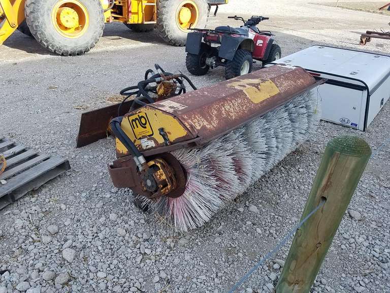 MB 73" Angled Broom for Skidsteer Adam Marshall Land & Auction, LLC