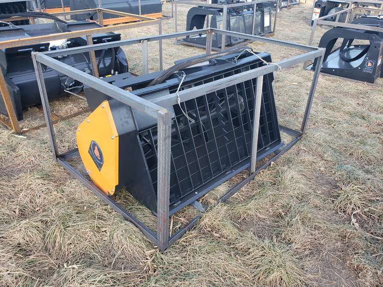 Unused Wolverine concrete mixer for skid steer Adam Marshall Land