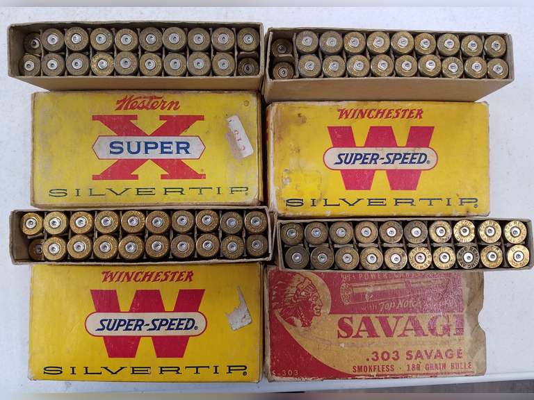Assorted 303 Savage (16 Rds + 4 X 20 Brass Only) Adam Marshall Land