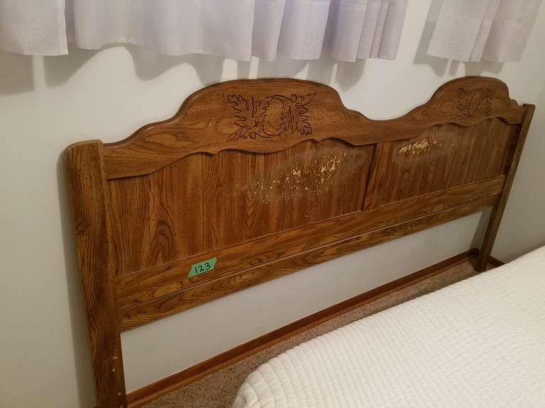 King Size Headboard Adam Marshall Land & Auction, LLC