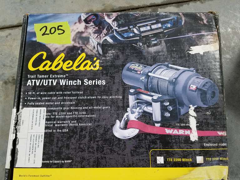 Cabela's ATV/UTV Winch New In Box Adam Marshall Land & Auction, LLC