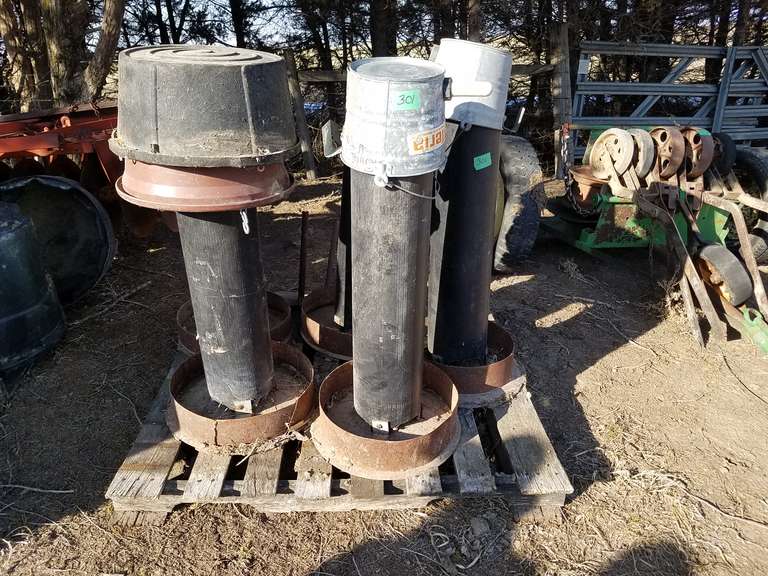 (3) Nipple Buckets, Goat Creep Feeders Adam Marshall Land & Auction, LLC