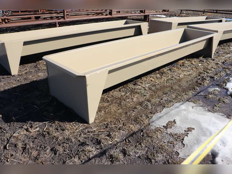 New steel 10FT feed bunk, Adam Marshall Land & Auction, LLC