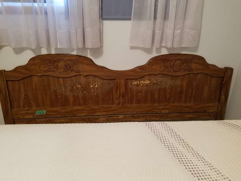 King Size Headboard Adam Marshall Land & Auction, LLC