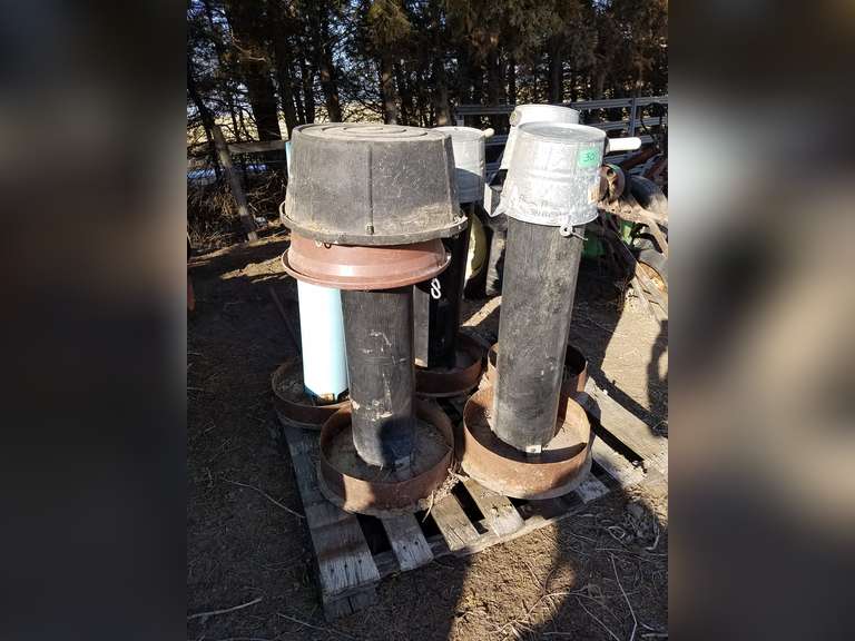 (3) Nipple Buckets, Goat Creep Feeders Adam Marshall Land & Auction, LLC
