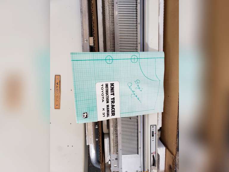Toyota KS 787 Knitting Machine And Misc Adam Marshall Land Auction LLC