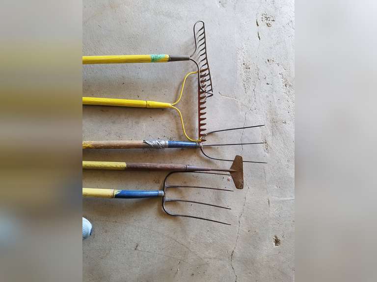 Pitchforks, Rakes, Hoe Adam Marshall Land & Auction, LLC