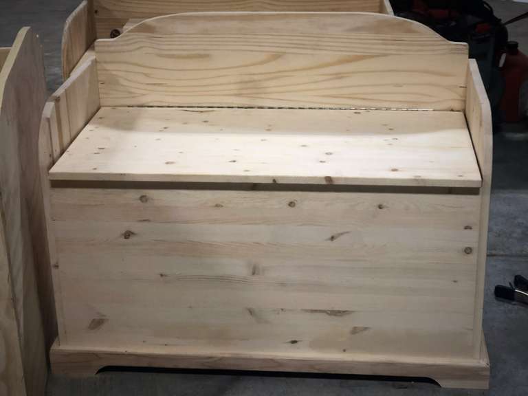 HandCrafted Toy Box & Bench Adam Marshall Land & Auction, LLC