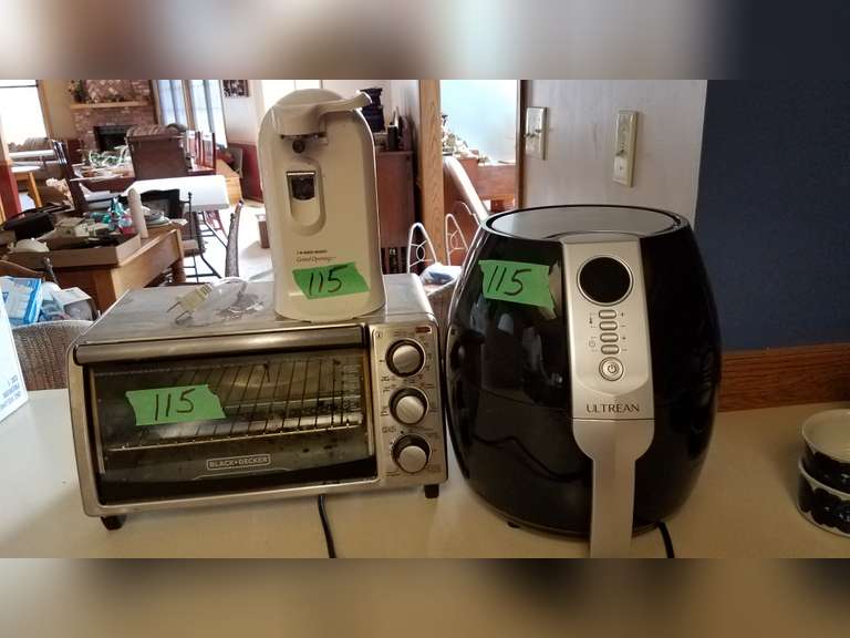 Toaster Oven, Air Fryer and Can Opener Adam Marshall Land & Auction, LLC