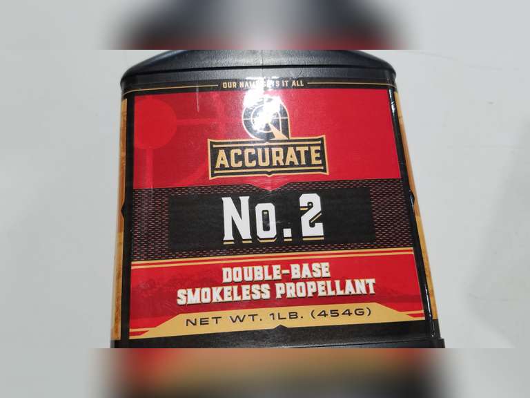 Accurate No. 2 DoubleBase Smokeless Propellant (2 X 1 lb) Adam