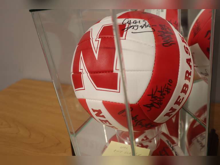 Autographed UNL Volleyball Adam Marshall Land & Auction, LLC