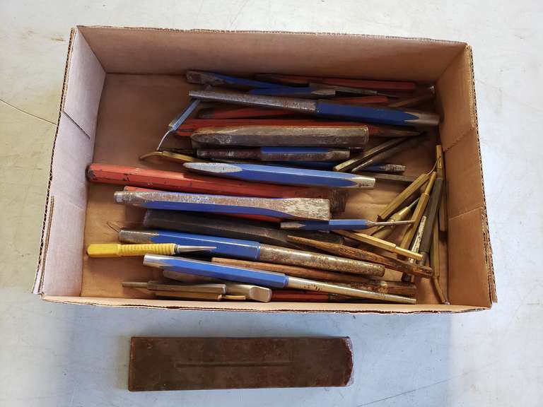 Chisels and punches Adam Marshall Land & Auction, LLC