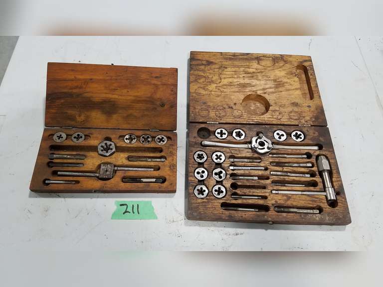 Assorted Tap & Die (Wooden Cases) Adam Marshall Land & Auction, LLC