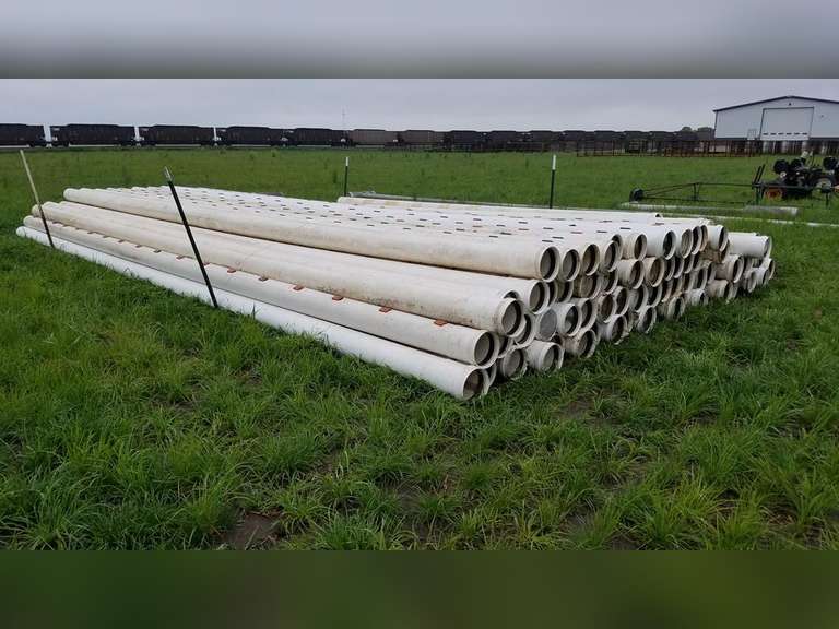 (71) Lengths 30Ft 8" PVC Pipe, 20" gates Adam Marshall Land & Auction