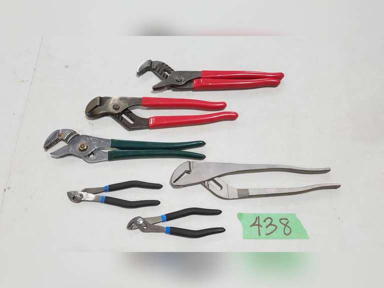 Assorted Channel Lock Pliers (6) Adam Marshall Land & Auction, LLC