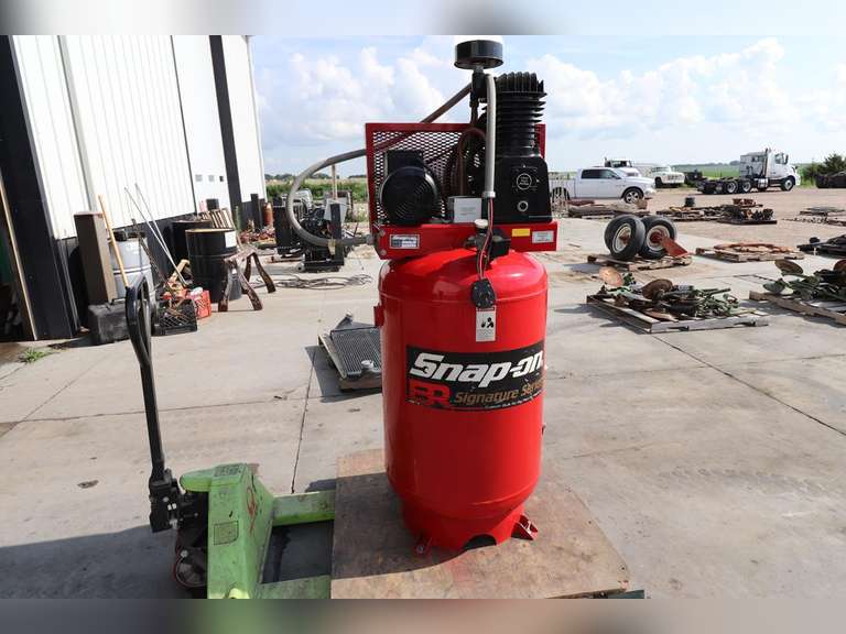 SnapOn Signature Series Air Compressor Adam Marshall Land & Auction, LLC