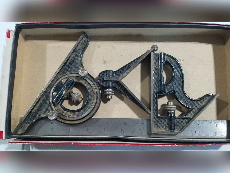 Starlett Combination Protractor Set, NAPA Caliper, Telescopic Gauge