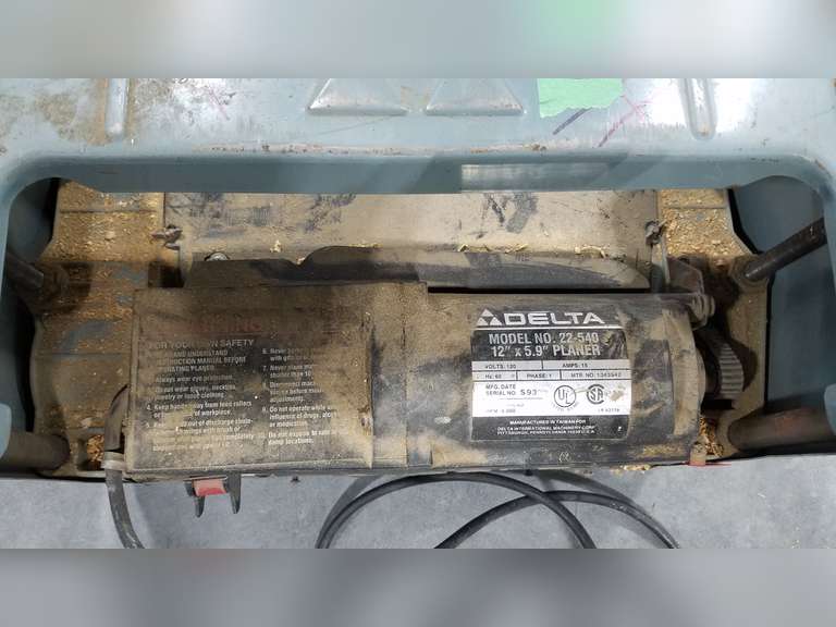 Delta Model No. 22540 12" Portable Planer Adam Marshall Land