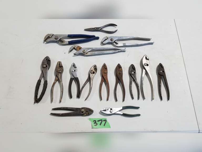 Assorted Pliers, Channel Lock Pliers Adam Marshall Land & Auction, LLC