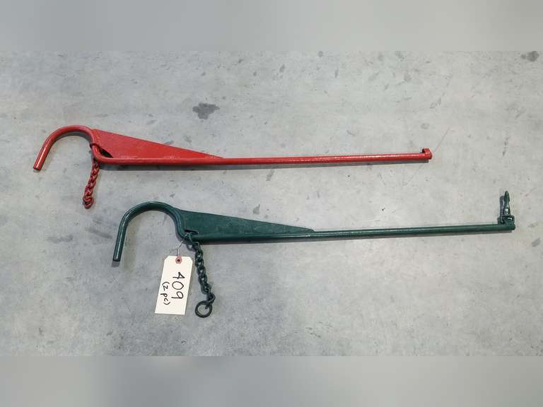 (2) Barbed Wire Gate Closer/Latch Adam Marshall Land & Auction, LLC