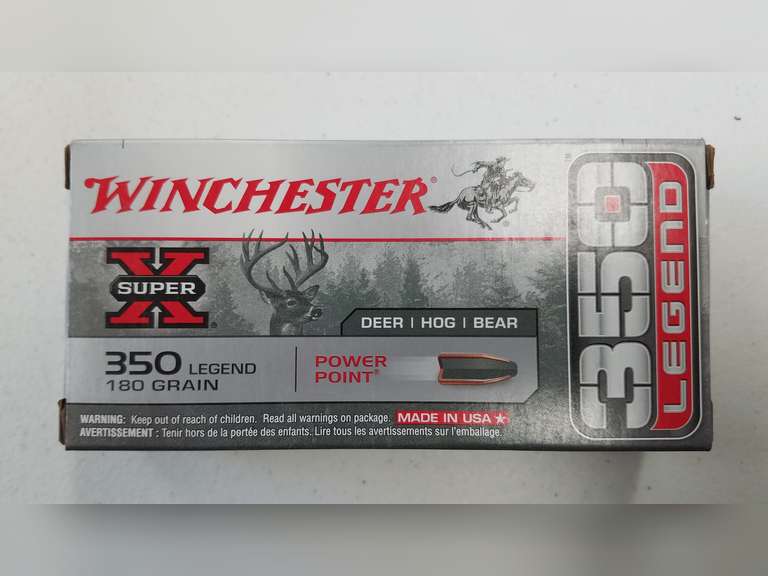 Winchester Super X Power Point 350 Legend, 180 Gr (2 X 20) Adam Marshall Land & Auction, LLC