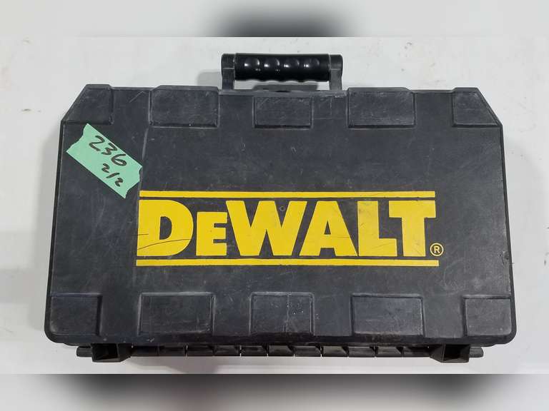 DeWalt Cordless 16 GA Finish Nailer & DeWalt SDS Hammer Drill W/Case