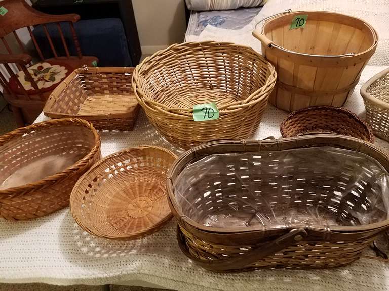 Wicker Baskets Adam Marshall Land & Auction, LLC