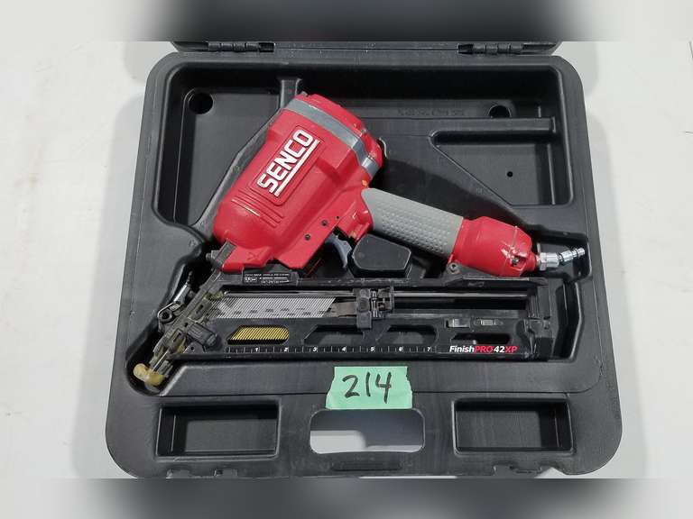 Senco Finish Pro 42XP 15 GA Pneumatic Finish Nailer W/Case Adam