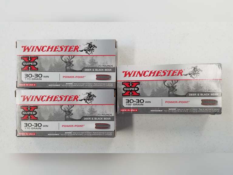 Winchester Super X Power Point 3030 Win, 170 Gr (3 X 20) Adam