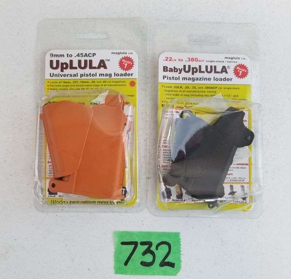 (2) UpLula Mag Loaders 9MM 45 ACP & 22 LR 380 ACP Adam Marshall