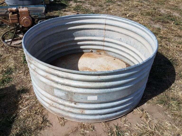 6ft Round Stock Tank Adam Marshall Land & Auction, LLC