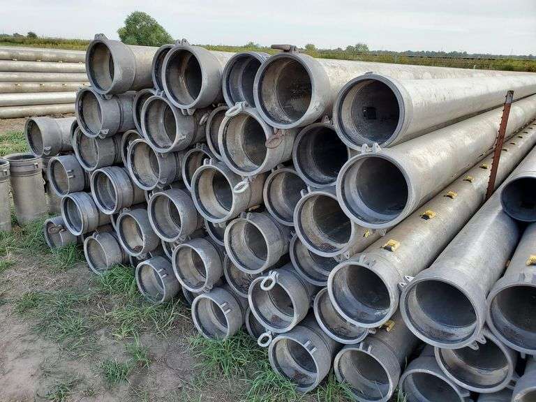 (52) TexFlow 30FT 10" Aluminum Gated Pipe Adam Marshall Land