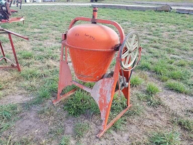 JB Foote 705 Electric Concrete Mixer Adam Marshall Land & Auction, LLC