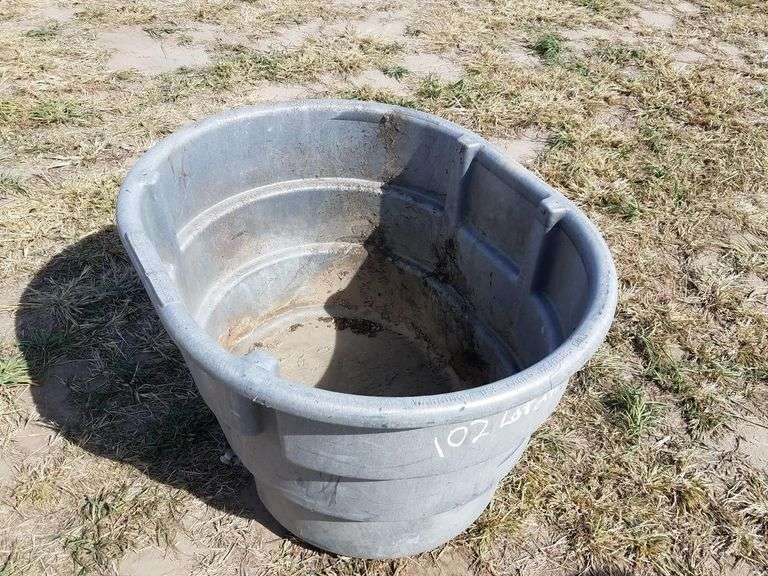 Oval Stock Tank Adam Marshall Land & Auction, LLC